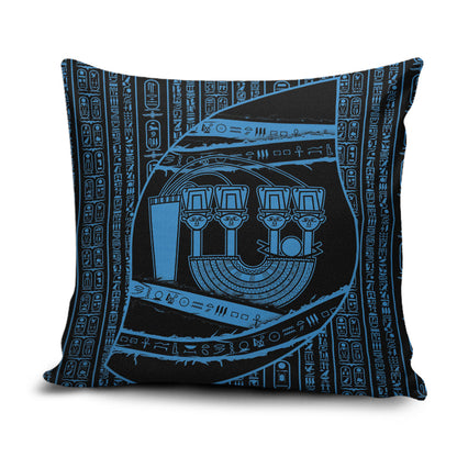 Egypt Menat Pillow Cover Ancient Mythology Goddess Hathor Necklace