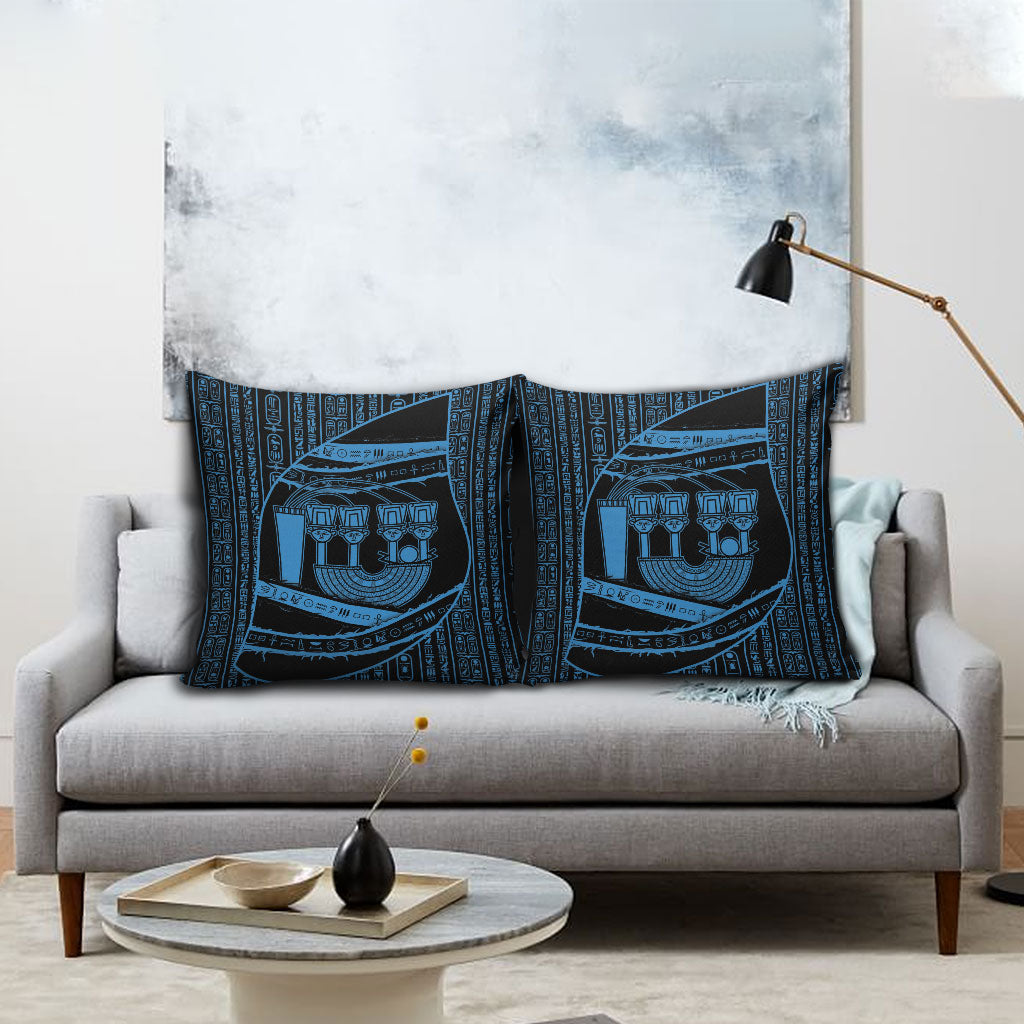 Egypt Menat Pillow Cover Ancient Mythology Goddess Hathor Necklace