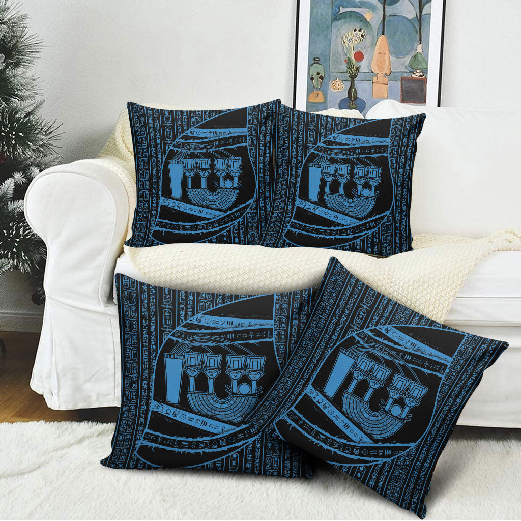 Egypt Menat Pillow Cover Ancient Mythology Goddess Hathor Necklace