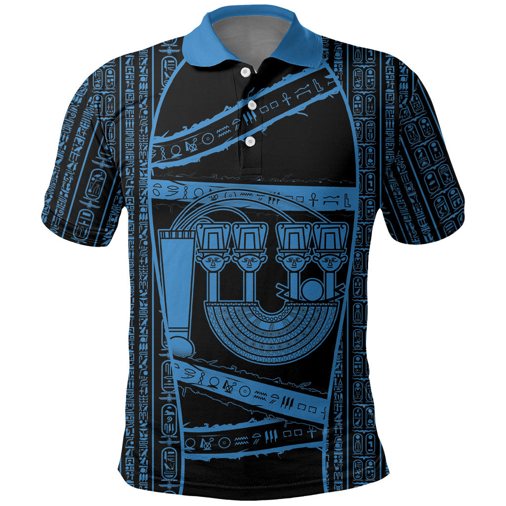 Egypt Menat Polo Shirt Ancient Mythology Goddess Hathor Necklace