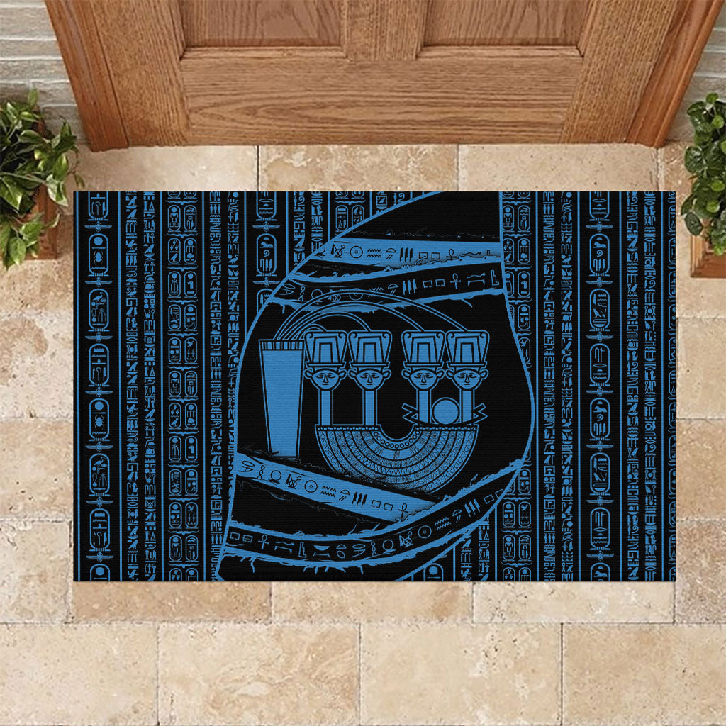 Egypt Menat Rubber Doormat Ancient Mythology Goddess Hathor Necklace