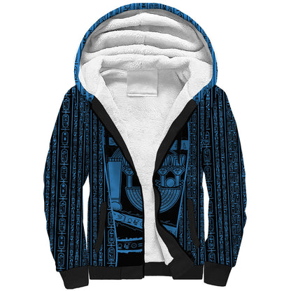 Egypt Menat Sherpa Hoodie Ancient Mythology Goddess Hathor Necklace