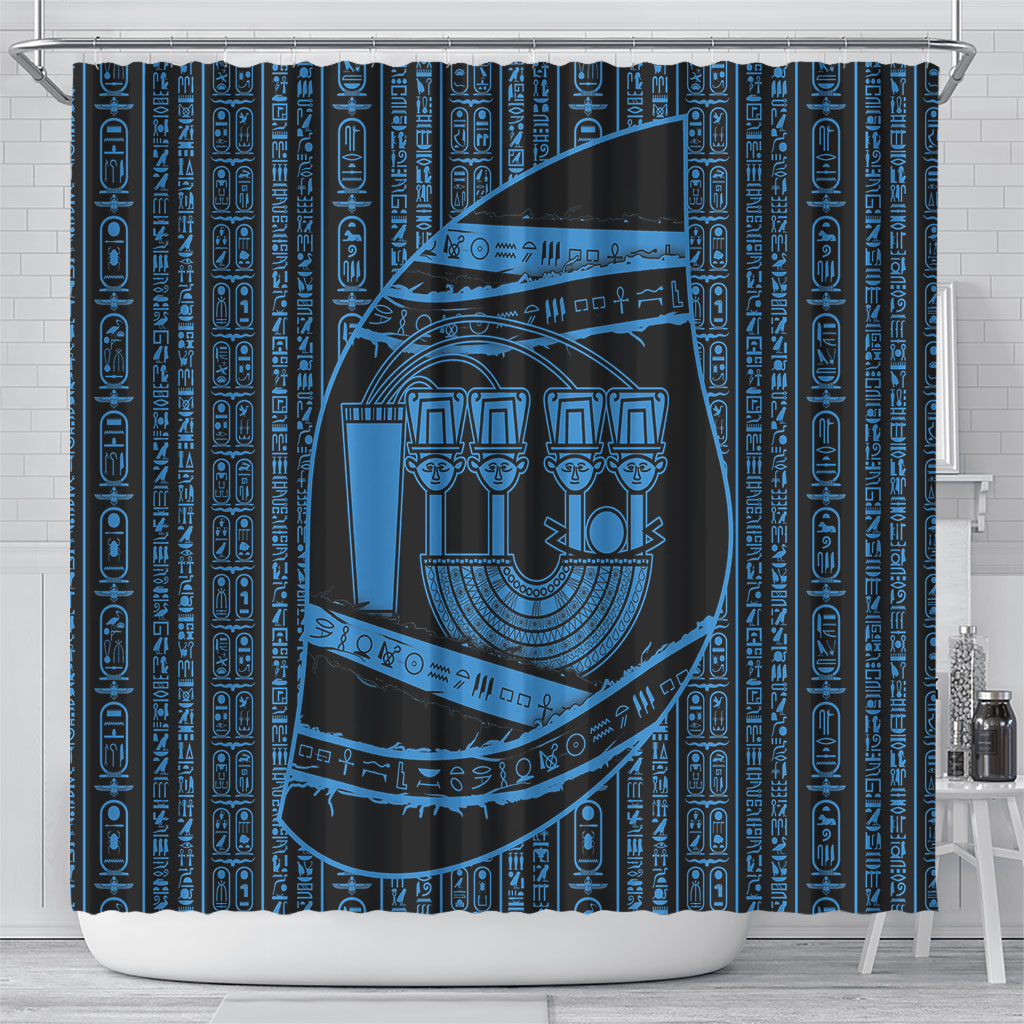 Egypt Menat Shower Curtain Ancient Mythology Goddess Hathor Necklace