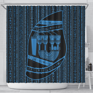 Egypt Menat Shower Curtain Ancient Mythology Goddess Hathor Necklace