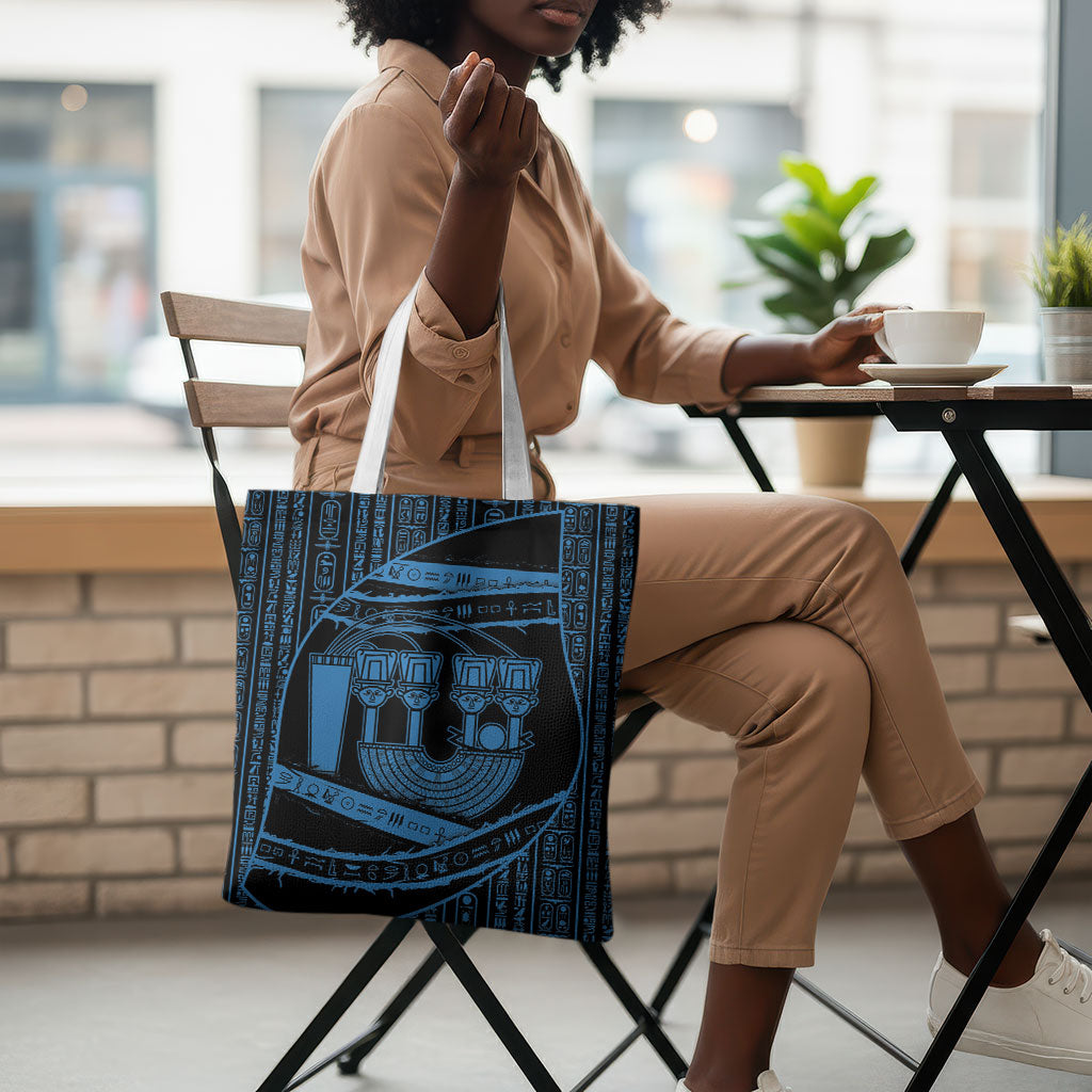 Egypt Menat Tote Bag Ancient Mythology Goddess Hathor Necklace