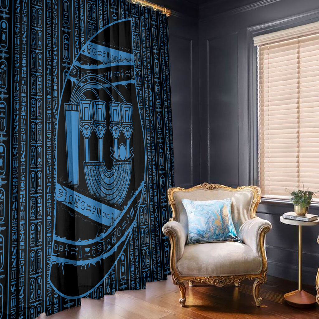 Egypt Menat Window Curtain Ancient Mythology Goddess Hathor Necklace