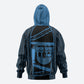 Egypt Menat Zip Hoodie Ancient Mythology Goddess Hathor Necklace