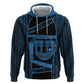 Egypt Menat Zip Hoodie Ancient Mythology Goddess Hathor Necklace