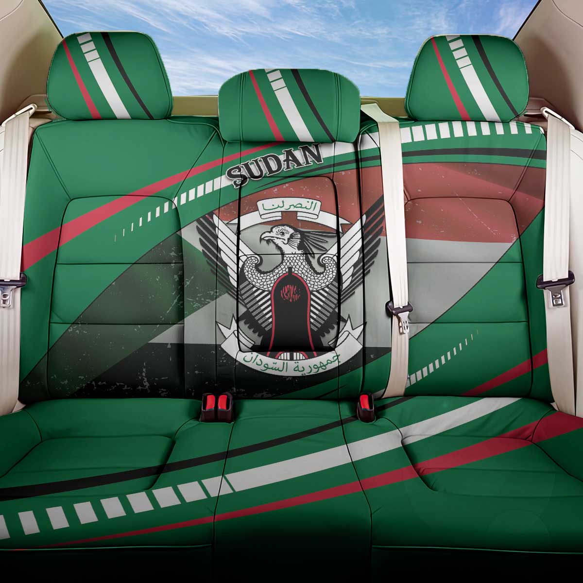 African Sudan Back Car Seat Cover Victory Is Ours - African Pride