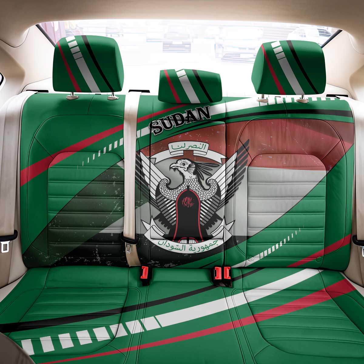 African Sudan Back Car Seat Cover Victory Is Ours - African Pride