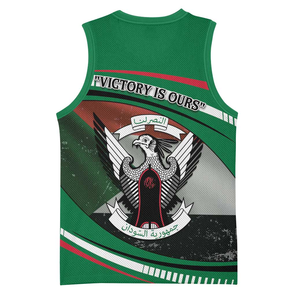 African Sudan Basketball Jersey Victory Is Ours DT05