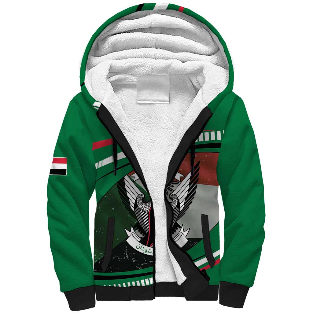 African Sudan Sherpa Hoodie Victory Is Ours - African Pride