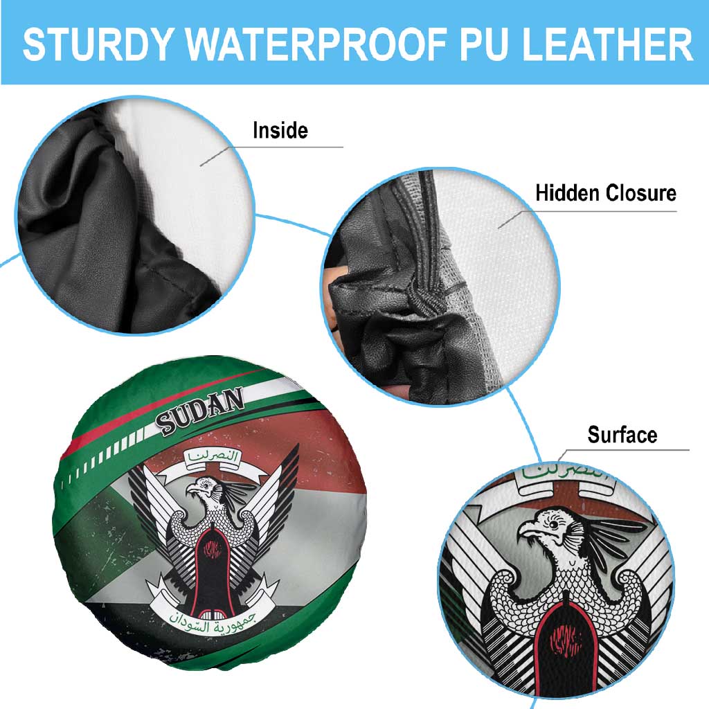 African Sudan Spare Tire Cover Victory Is Ours - African Pride