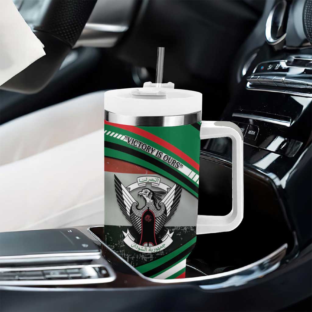 African Sudan Tumbler With Handle Victory Is Ours - African Pride