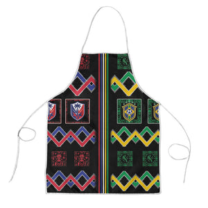 Brazil And Haiti Football Apron Mix Brazilian Haitian Roots
