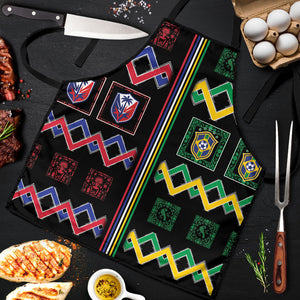 Brazil And Haiti Football Apron Mix Brazilian Haitian Roots