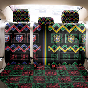 Brazil And Haiti Football Back Car Seat Cover Mix Brazilian Haitian Roots
