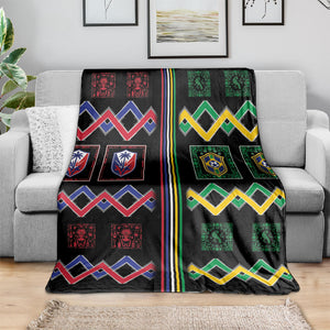 Brazil And Haiti Football Blanket Mix Brazilian Haitian Roots