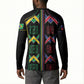 Custom Brazil And Haiti Football Button Sweatshirt Mix Brazilian Haitian Roots