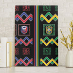 Brazil And Haiti Football Canvas Wall Art Mix Brazilian Haitian Roots