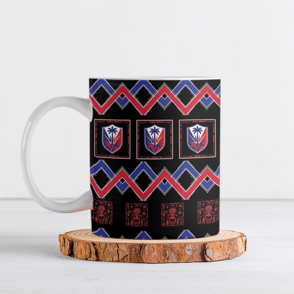 Brazil And Haiti Football Ceramic Mug Mix Brazilian Haitian Roots