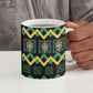Brazil And Haiti Football Ceramic Mug Mix Brazilian Haitian Roots