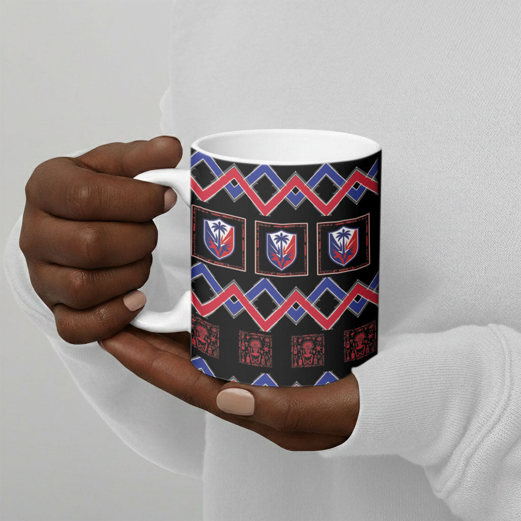 Brazil And Haiti Football Ceramic Mug Mix Brazilian Haitian Roots