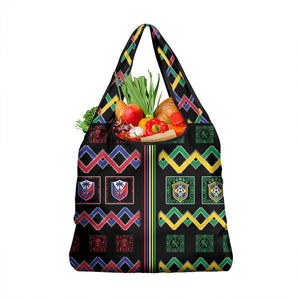 Brazil And Haiti Football Grocery Bag Mix Brazilian Haitian Roots