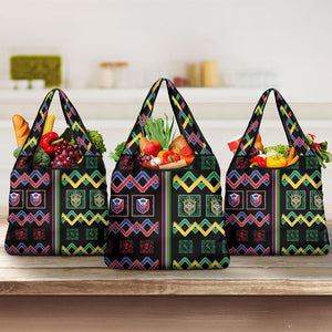 Brazil And Haiti Football Grocery Bag Mix Brazilian Haitian Roots