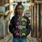 Custom Brazil And Haiti Football Hoodie Mix Brazilian Haitian Roots