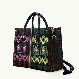 Brazil And Haiti Football Leather Bag Mix Brazilian Haitian Roots