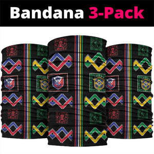 Brazil And Haiti Football Neck Gaiter Mix Brazilian Haitian Roots