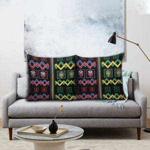 Brazil And Haiti Football Pillow Cover Mix Brazilian Haitian Roots