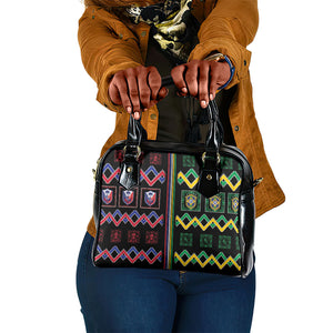 Brazil And Haiti Football Shoulder Handbag Mix Brazilian Haitian Roots