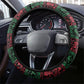 Brazil And Haiti Football Steering Wheel Cover Mix Brazilian Haitian Roots