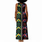 Custom Brazil And Haiti Football Tank Maxi Dress Mix Brazilian Haitian Roots