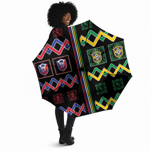 Brazil And Haiti Football Umbrella Mix Brazilian Haitian Roots