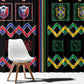 Brazil And Haiti Football Window Curtain Mix Brazilian Haitian Roots