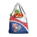 Cape Verde Christmas Grocery Bag Black Santa Clause With The Manatee - African Pride