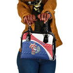 Cape Verde Christmas Shoulder Handbag Black Santa Clause With The Manatee - African Pride