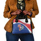 Cape Verde Christmas Shoulder Handbag Black Santa Clause With The Manatee - African Pride