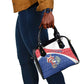 Cape Verde Christmas Shoulder Handbag Black Santa Clause With The Manatee - African Pride