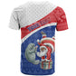 Personalized Cape Verde Christmas T shirt Black Santa Clause With The Manatee DT05