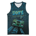 Dope Like Hip Hop Basketball Jersey Hiphop Graffiti Style DT05
