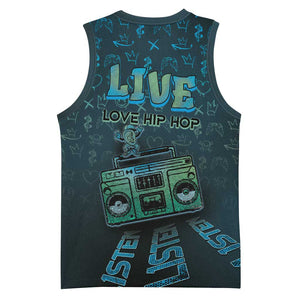 Dope Like Hip Hop Basketball Jersey Hiphop Graffiti Style DT05