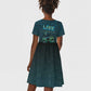 Dope Like Hip Hop Kid Short Sleeve Dress Hiphop Graffiti Style - African Pride