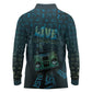 Dope Like Hip Hop Long Sleeve Polo Shirt Hiphop Graffiti Style - African Pride