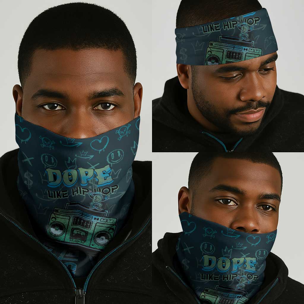 Dope Like Hip Hop Neck Gaiter Hiphop Graffiti Style DT05