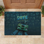 Dope Like Hip Hop Rubber Doormat Hiphop Graffiti Style - African Pride