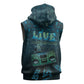 Dope Like Hip Hop Sleeveless Hoodie Hiphop Graffiti Style - African Pride